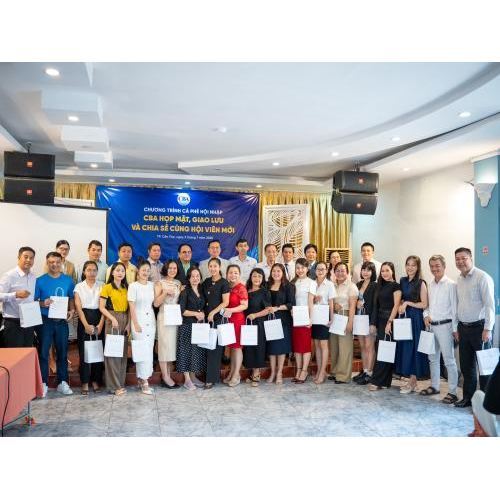 Cà phê hội nhập: CBA họp mặt, giao lưu và chia sẻ cùng hội viên mới